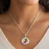 Leia silver pendant