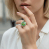 Celadon green ring