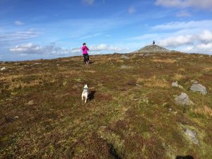 Cairn atop Cuilcagh Mountain