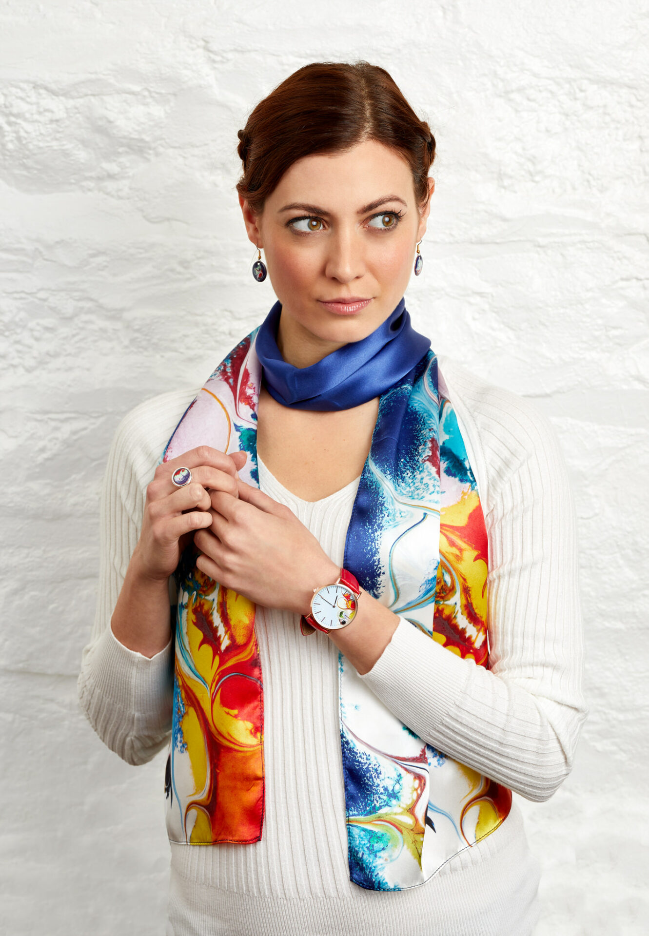 Seven Ways To Style An Oversized Silk Scarf Without Looking Stuffy ...