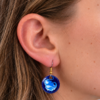 Skellig Haze Electric Blue Drop Earrings