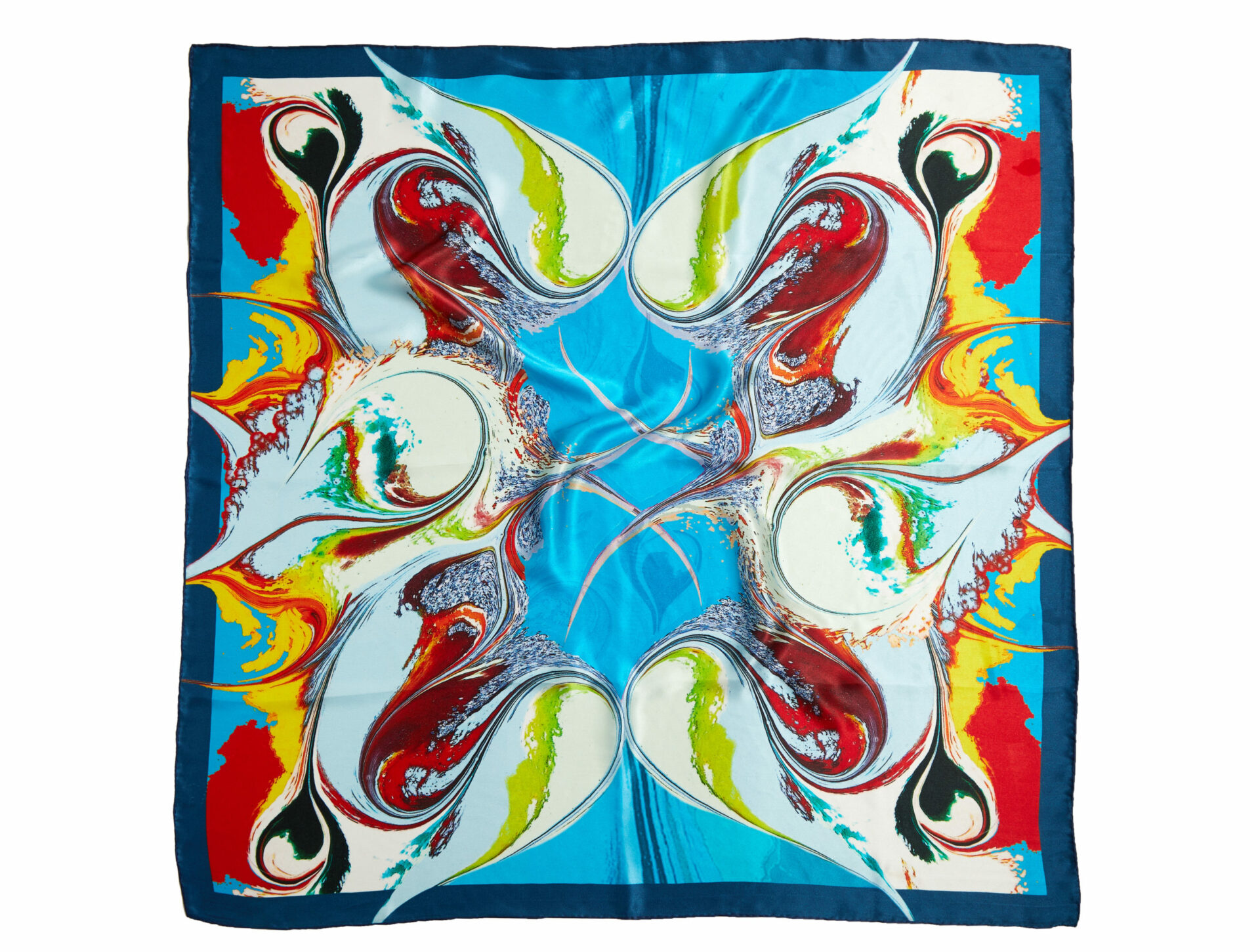 Sky blue Silk Scarf