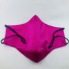 Hot Pink silk Face Mask