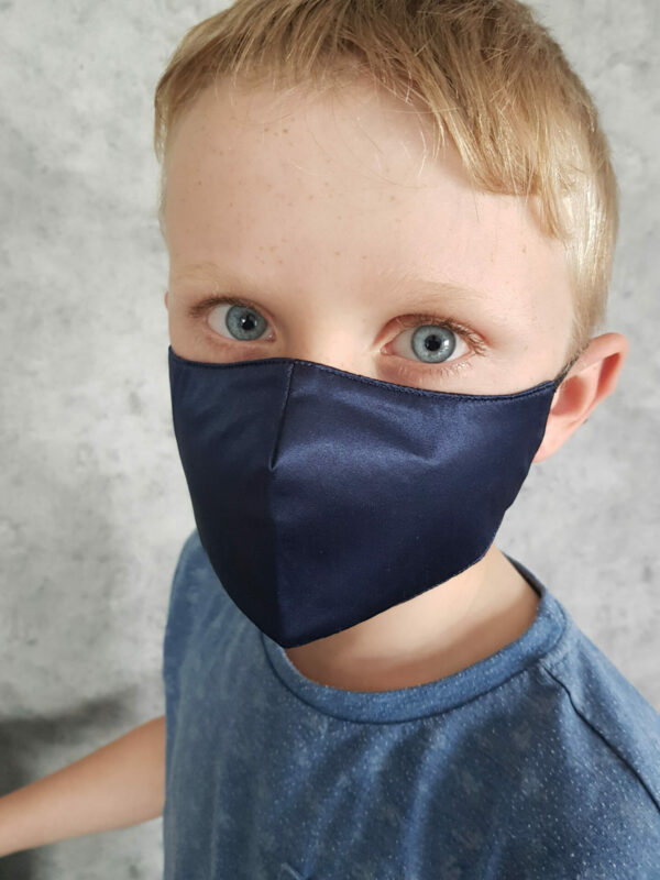 Small size silk face mask