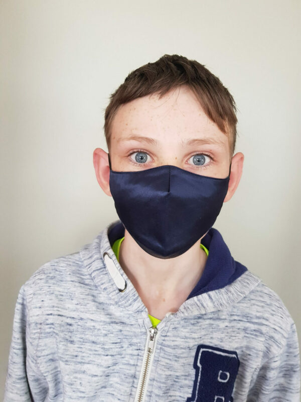 Small size silk face mask