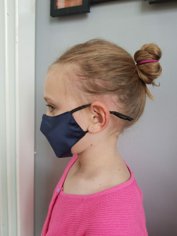 Small size silk face mask