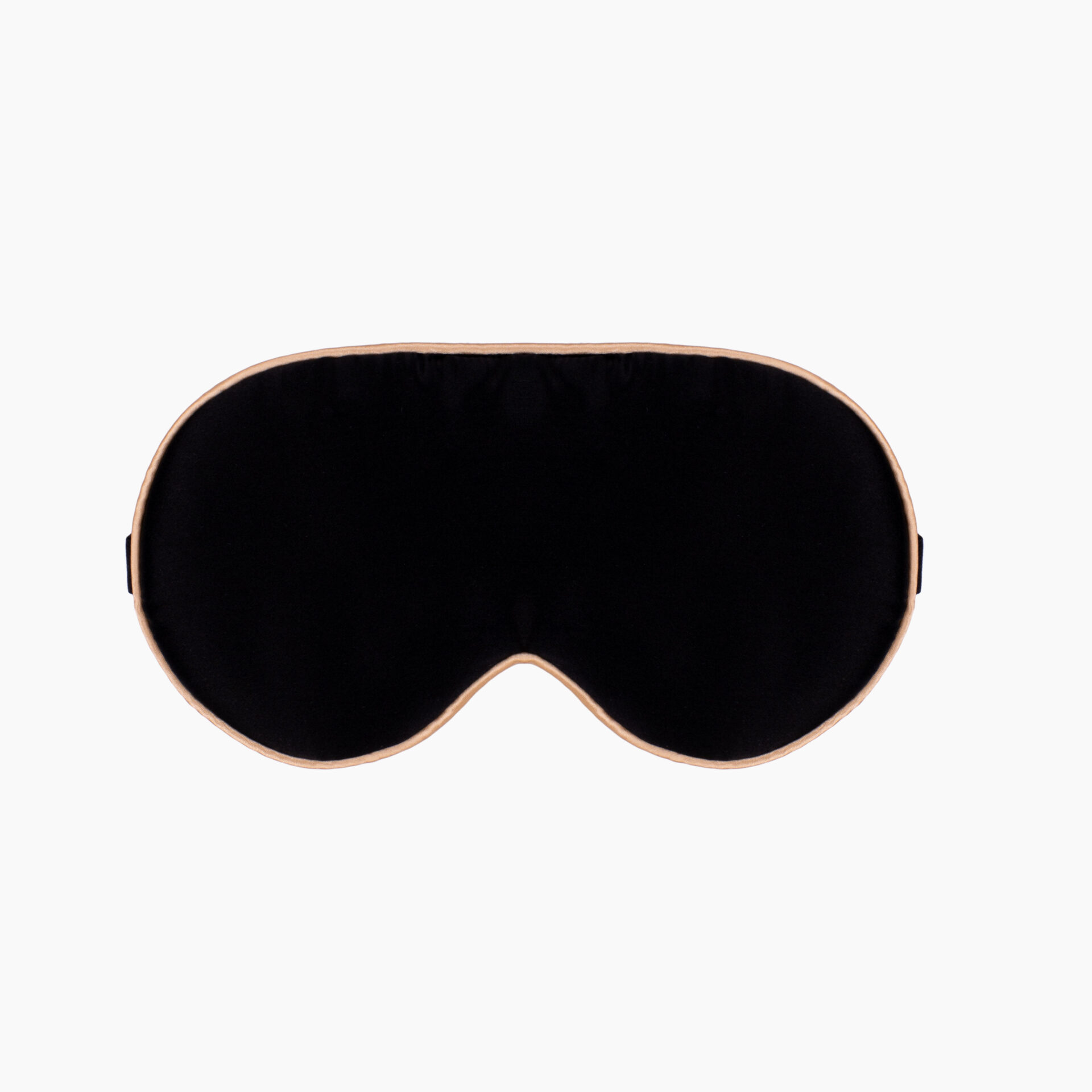 black silk eye mask