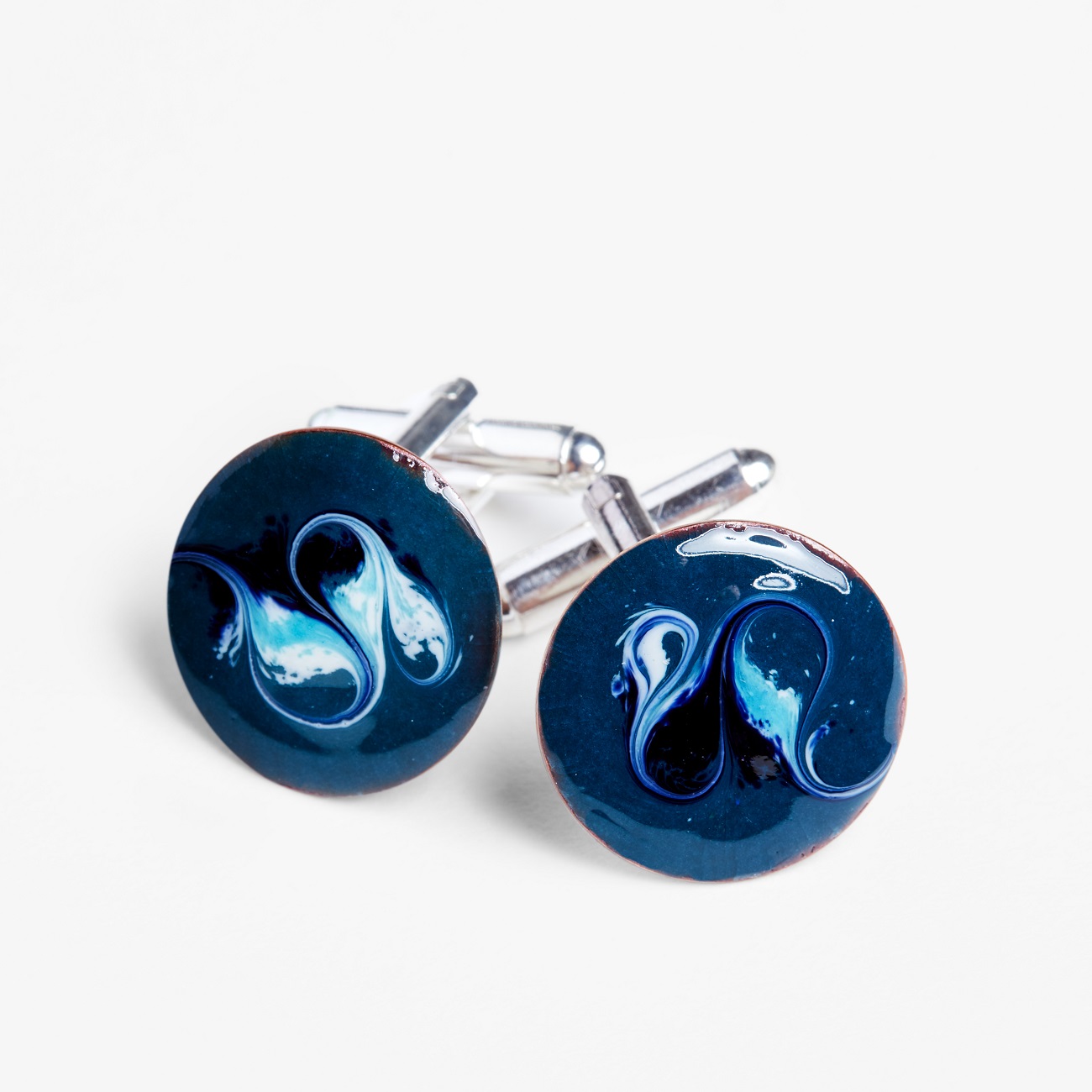 Children of Lir enamel cufflinks