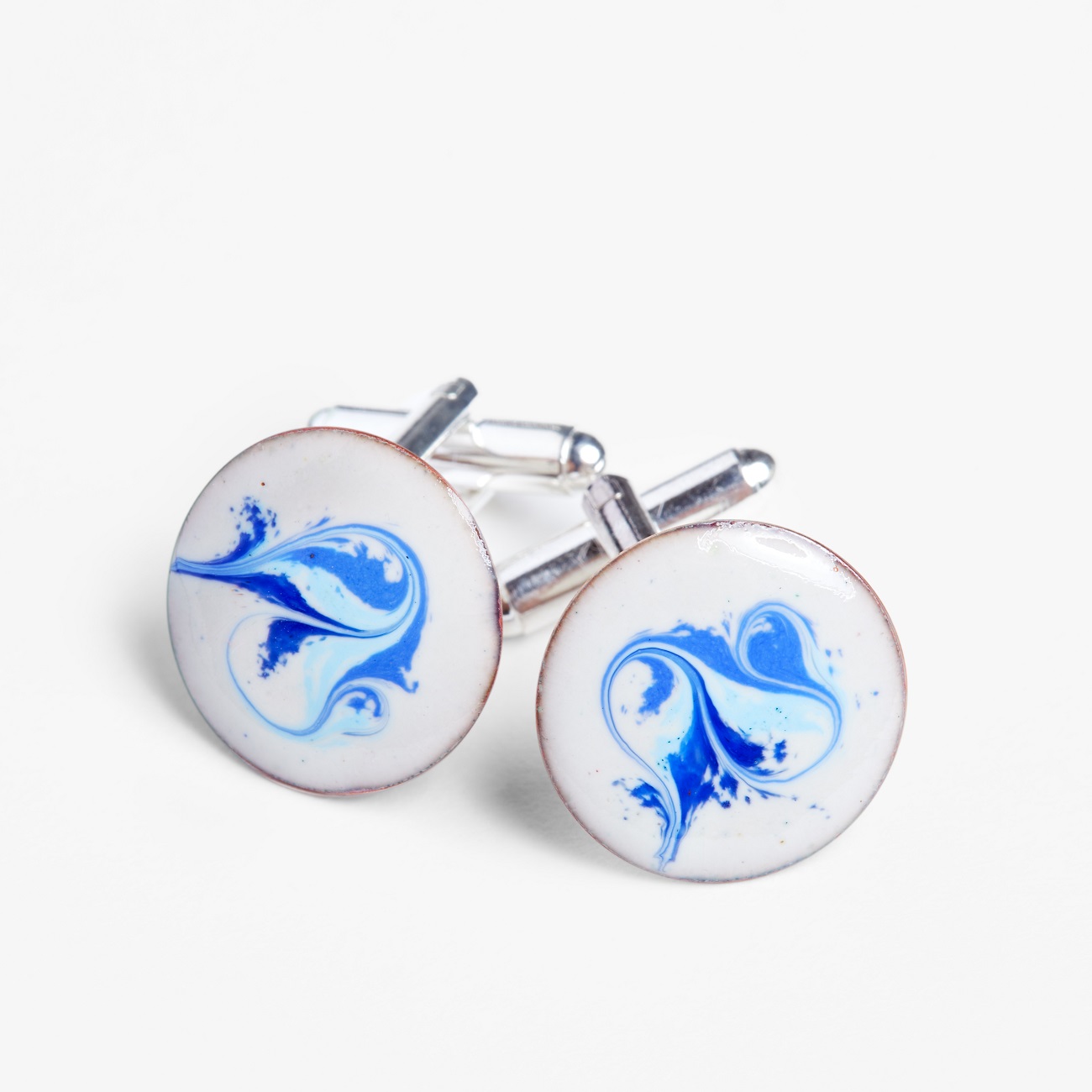 Grecian enamel cufflinks