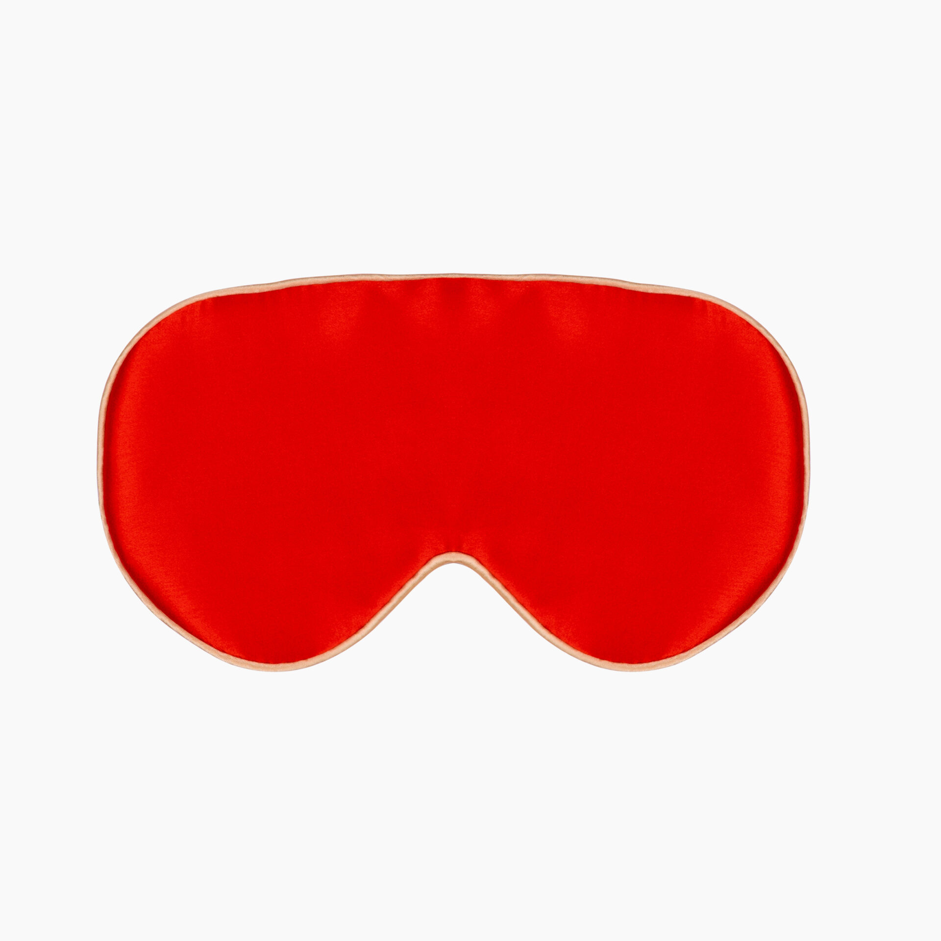 red silk eye mask