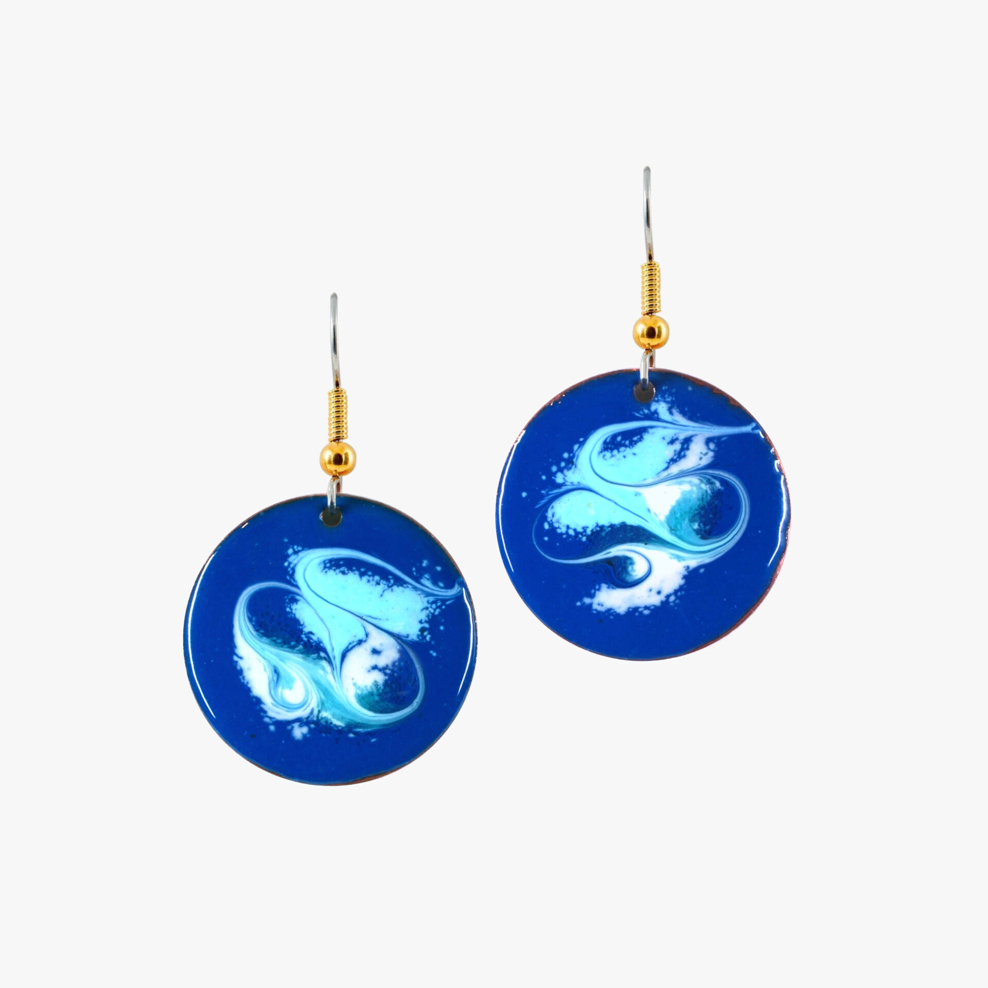 Atlantic blue drop earrings