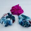 set of silk scrunchies