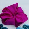 Hot pink Silk Scrunchie