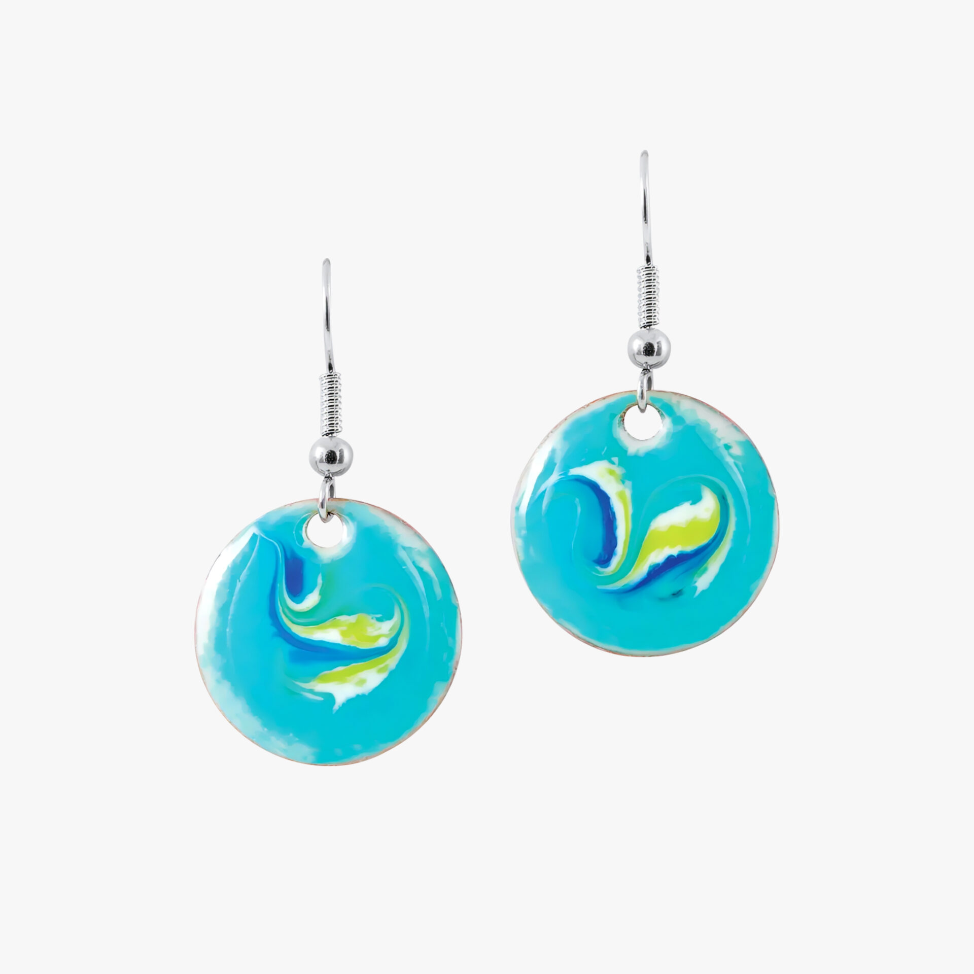 turquoise and silver earrings