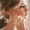 Khaleesi silver drop earrings