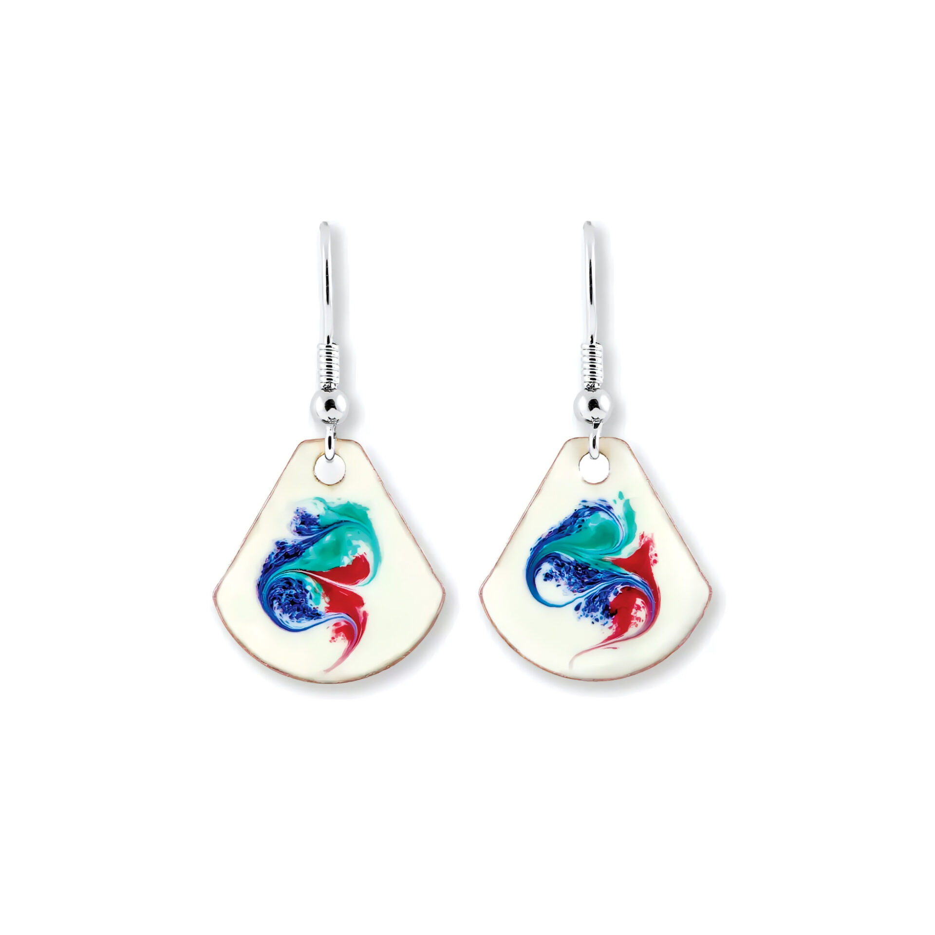 Ivory Silver Earrings