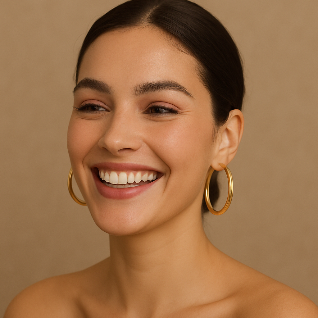 hoop earrings